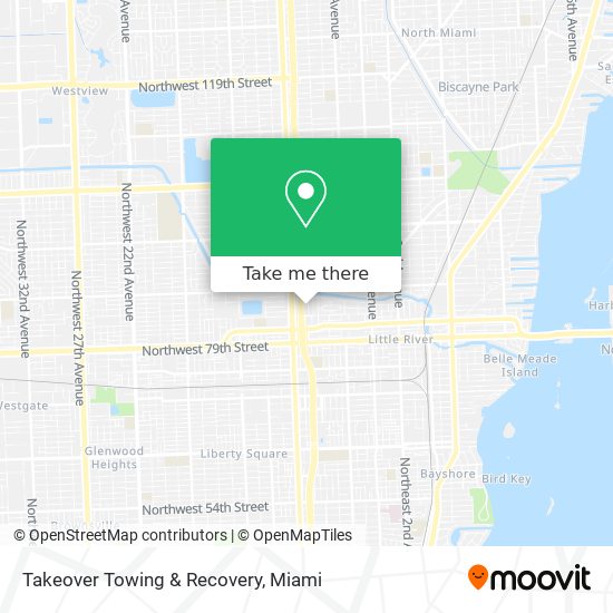 Takeover Towing & Recovery map