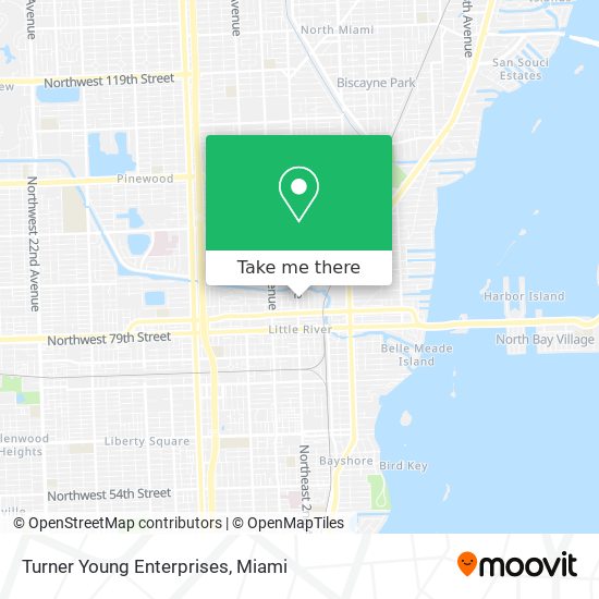 Mapa de Turner Young Enterprises