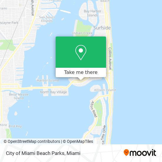 Mapa de City of Miami Beach Parks