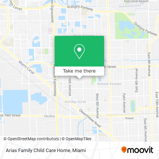 Arias Family Child Care Home map