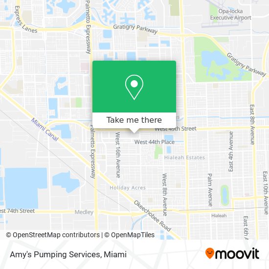 Amy's Pumping Services map