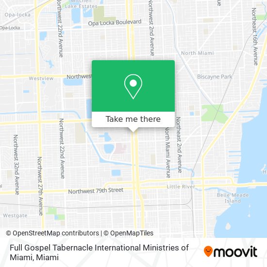 Full Gospel Tabernacle International Ministries of Miami map