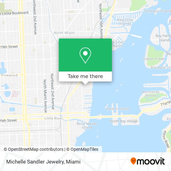 Michelle Sandler Jewelry map