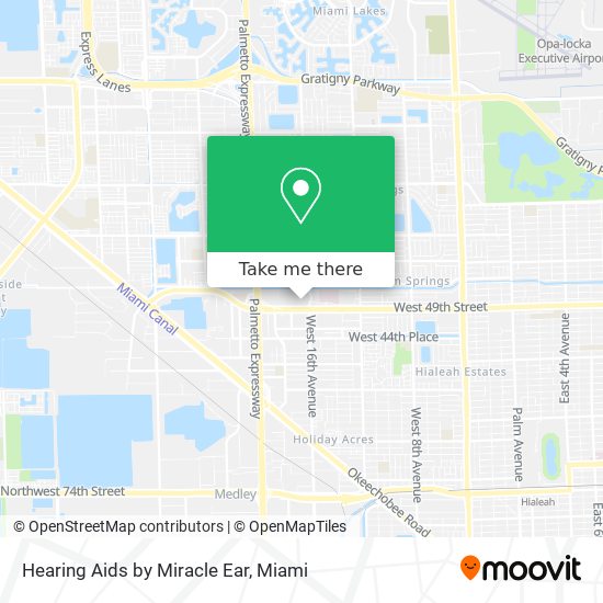 Mapa de Hearing Aids by Miracle Ear