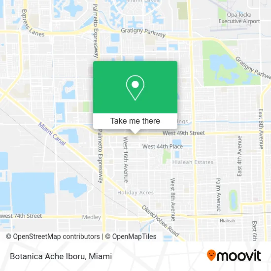 Botanica Ache Iboru map