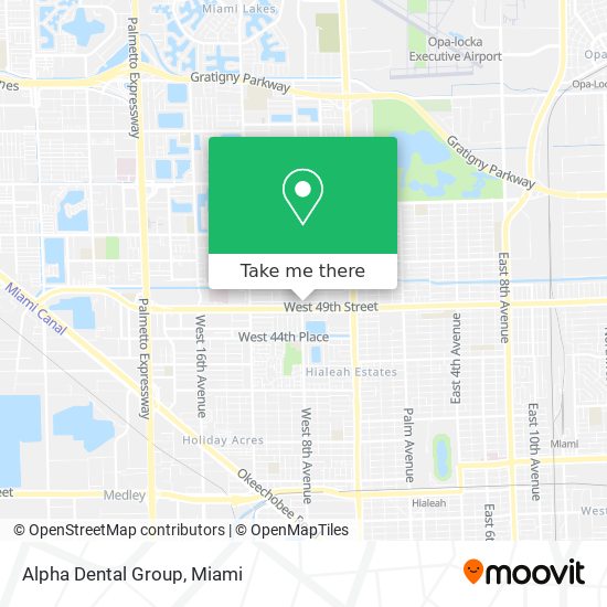 Alpha Dental Group map