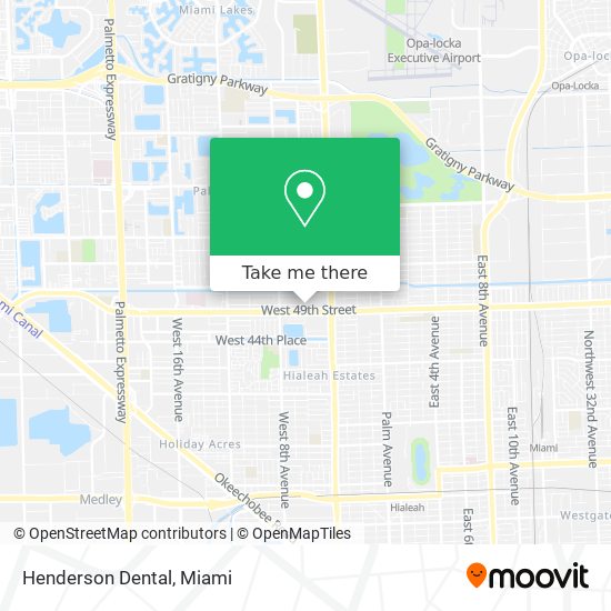 Henderson Dental map