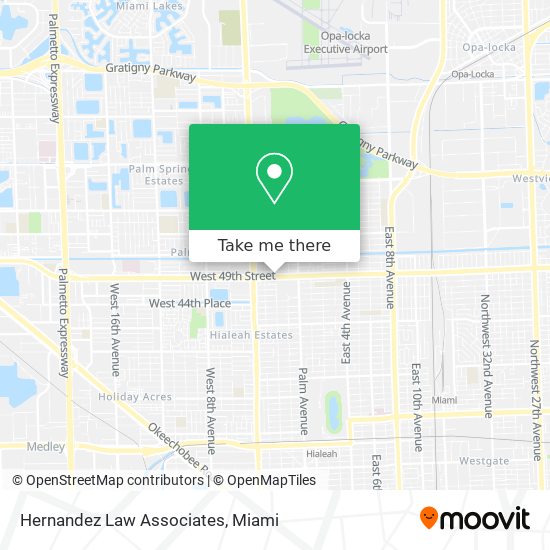 Mapa de Hernandez Law Associates