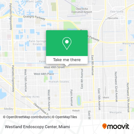 Mapa de Westland Endoscopy Center