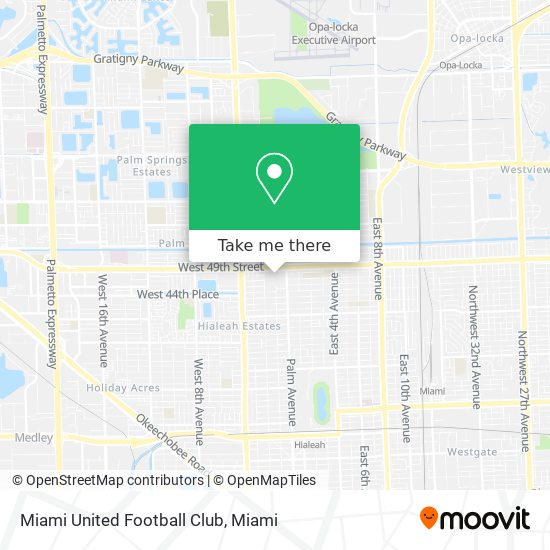 Miami United Football Club map