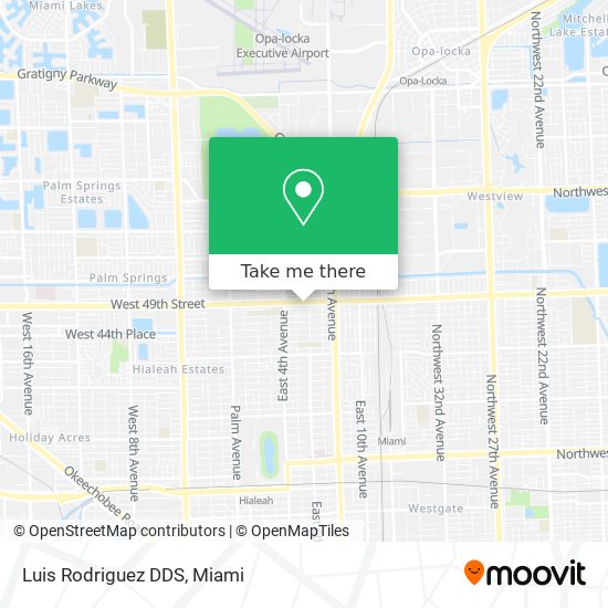 Luis Rodriguez DDS map