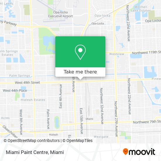 Miami Paint Centre map