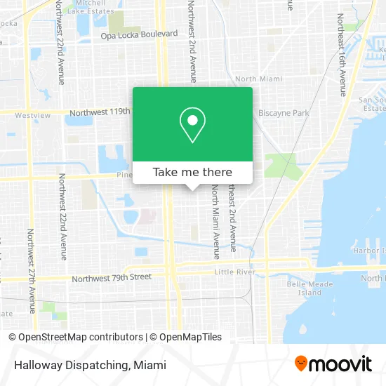 Halloway Dispatching map