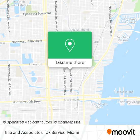 Elie and Associates Tax Service map