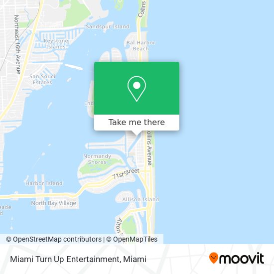 Mapa de Miami Turn Up Entertainment