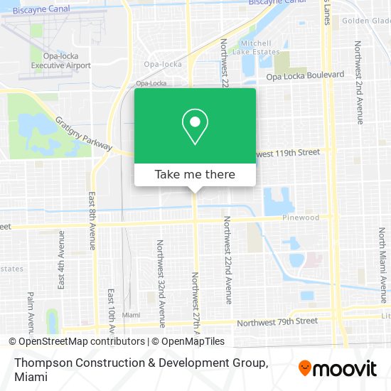 Thompson Construction & Development Group map