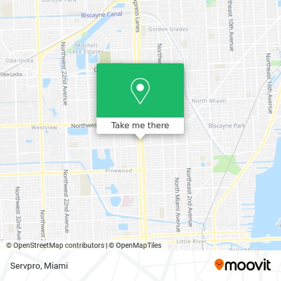 Servpro map