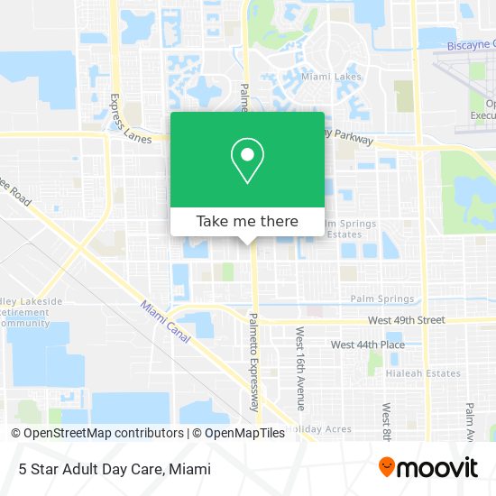 5 Star Adult Day Care map