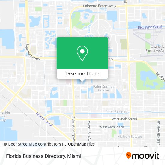 Mapa de Florida Business Directory