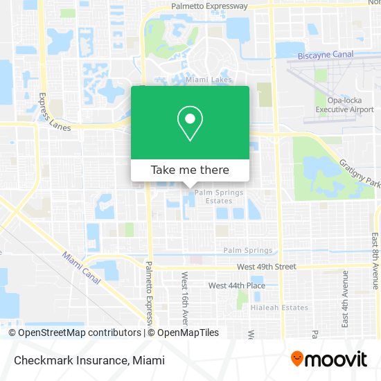 Checkmark Insurance map