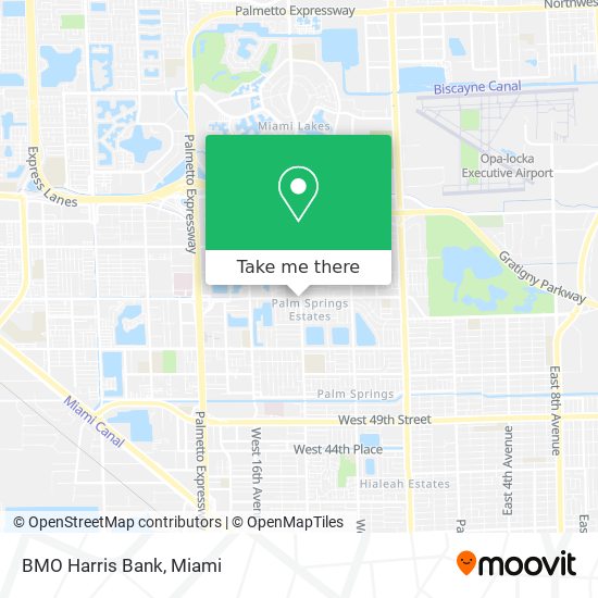 BMO Harris Bank map