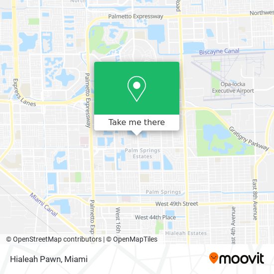 Hialeah Pawn map