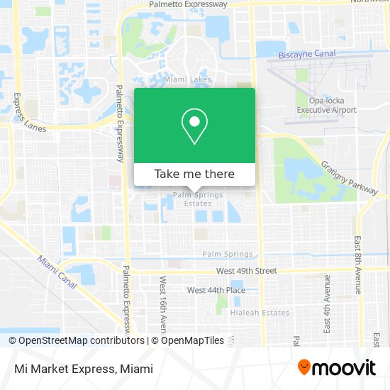 Mi Market Express map