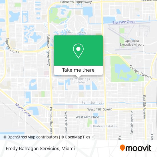 Fredy Barragan Servicios map