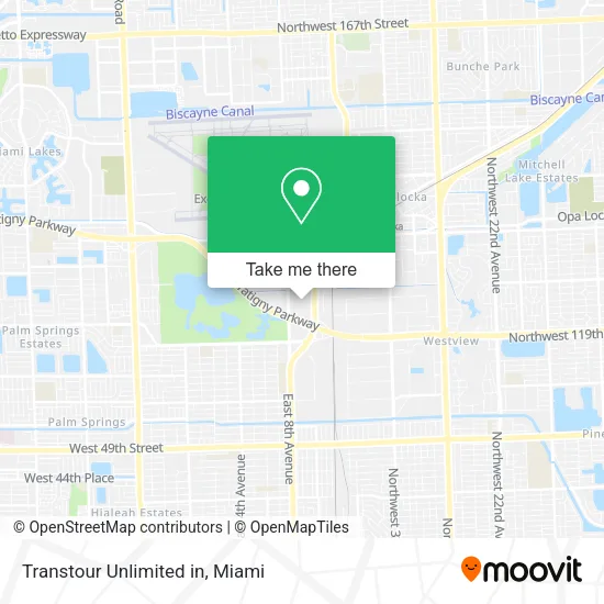 Transtour Unlimited in map