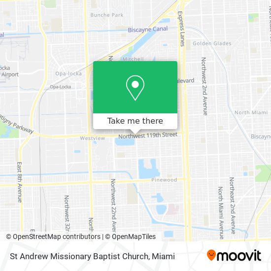 St Andrew Missionary Baptist Church map