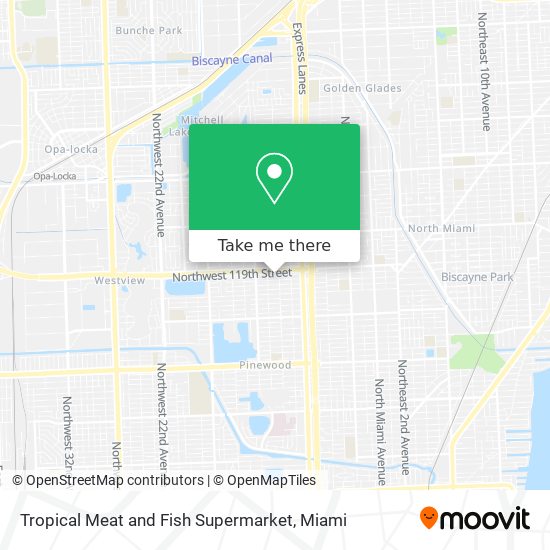 Tropical Meat and Fish Supermarket map