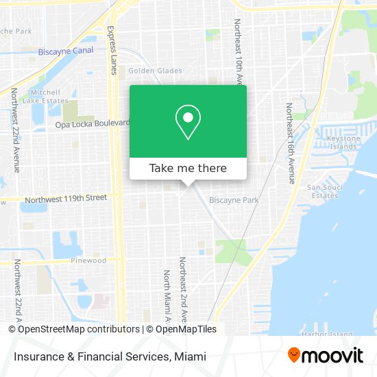 Insurance & Financial Services map