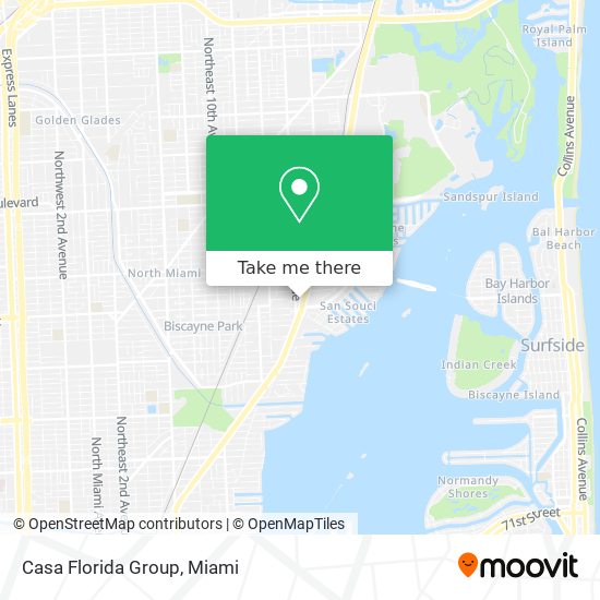 Mapa de Casa Florida Group