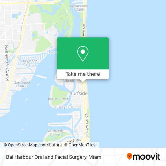 Mapa de Bal Harbour Oral and Facial Surgery