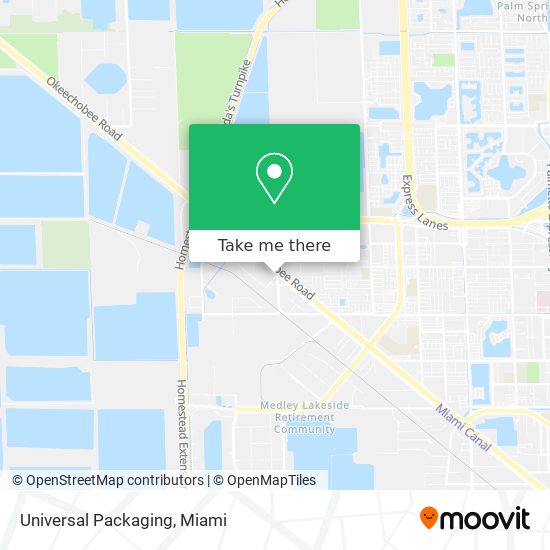 Universal Packaging map