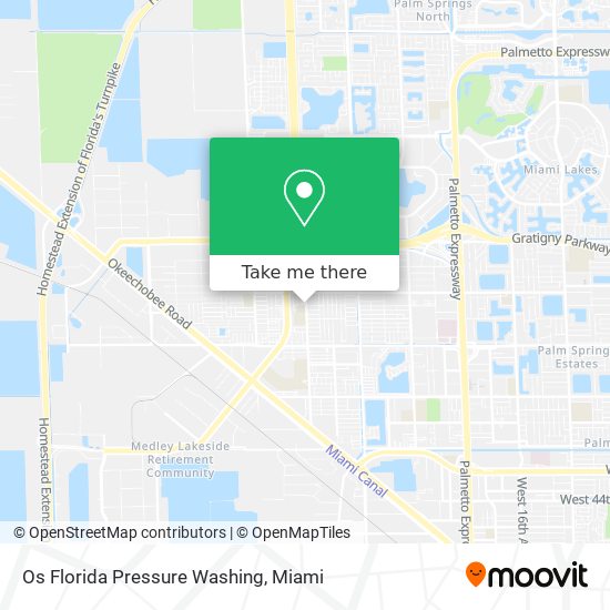 Os Florida Pressure Washing map