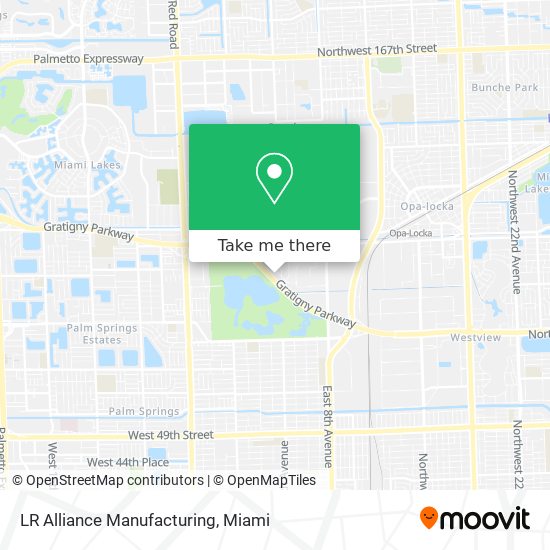 LR Alliance Manufacturing map