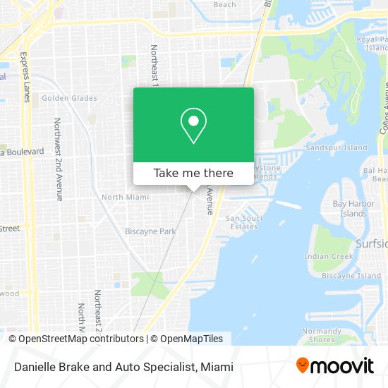 Mapa de Danielle Brake and Auto Specialist