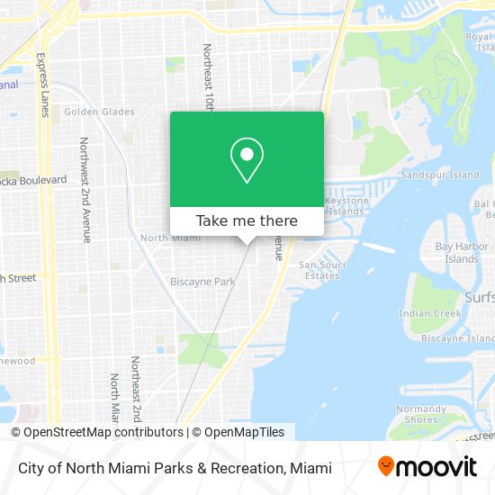 Mapa de City of North Miami Parks & Recreation