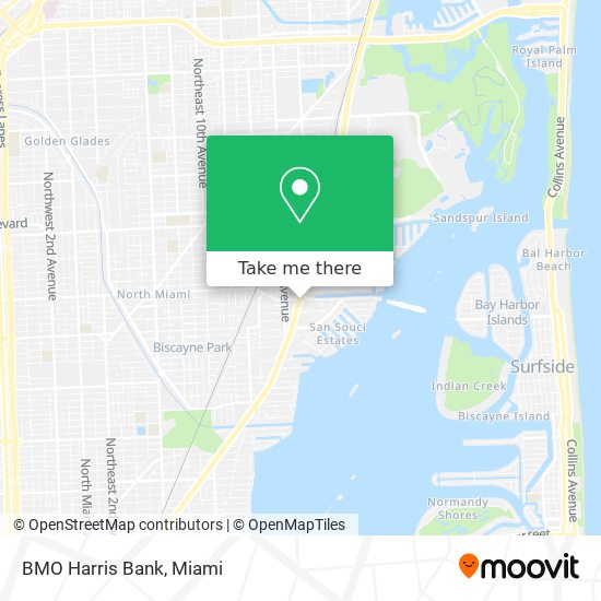 BMO Harris Bank map