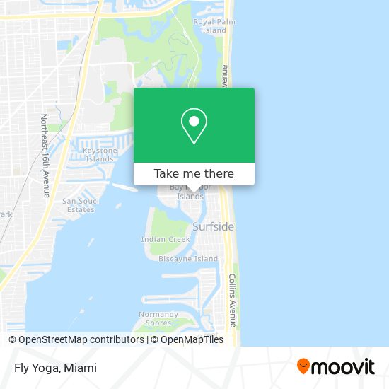 Fly Yoga map