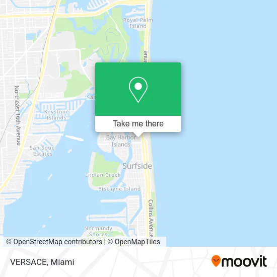 VERSACE map