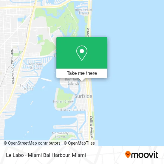 Le Labo - Miami Bal Harbour map