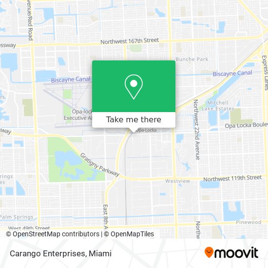 Carango Enterprises map