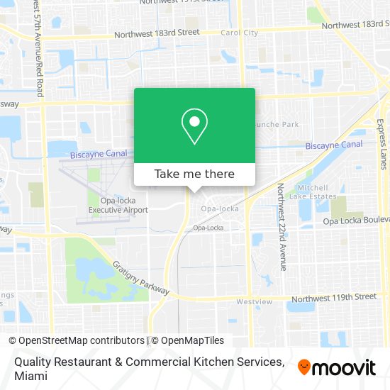 Quality Restaurant & Commercial Kitchen Services map