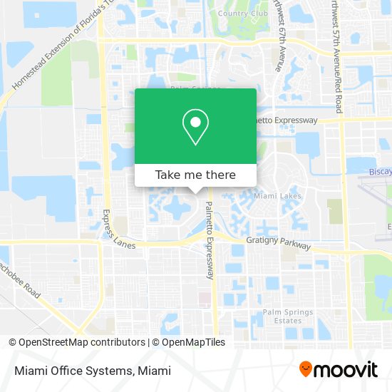 Miami Office Systems map