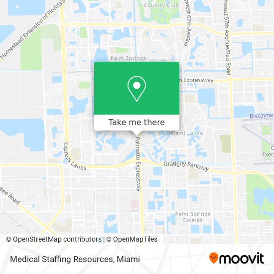 Medical Staffing Resources map