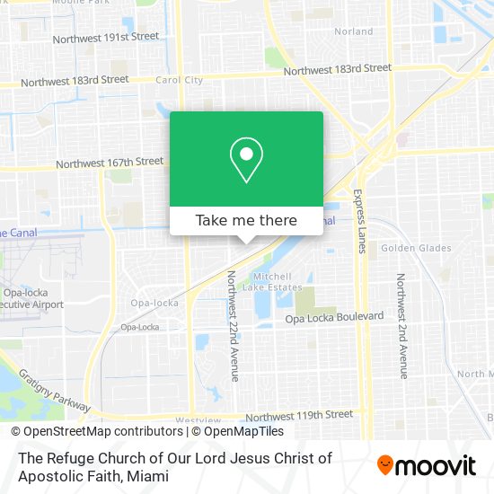 The Refuge Church of Our Lord Jesus Christ of Apostolic Faith map