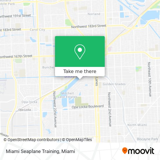 Mapa de Miami Seaplane Training