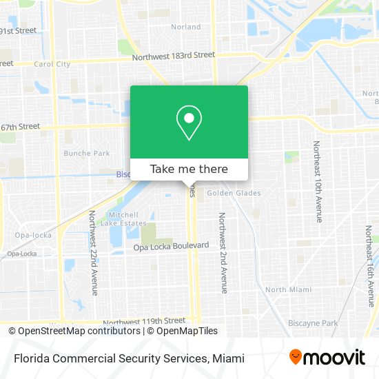 Florida Commercial Security Services map